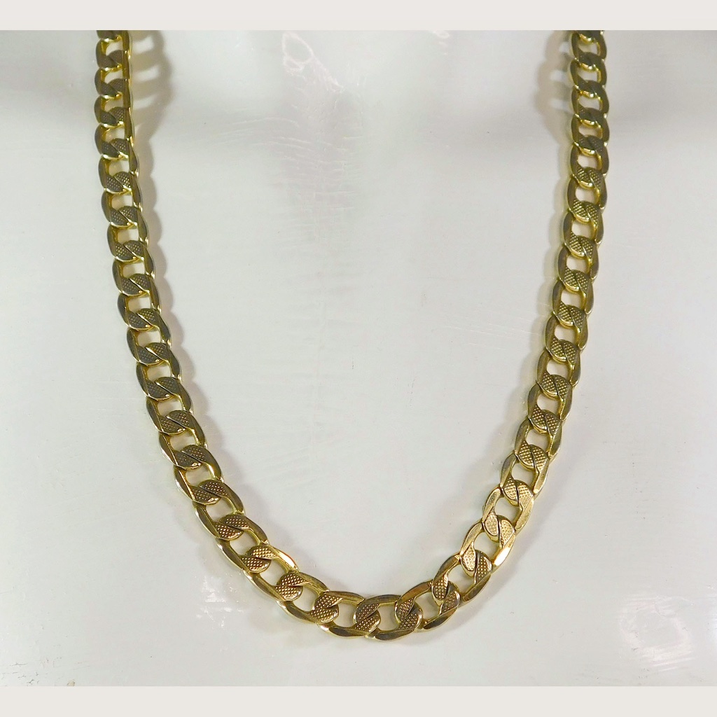 18k Gold Plated 24 Inch Chain  Unisex